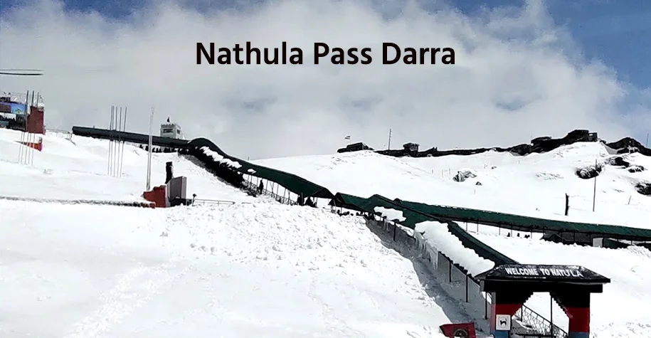 Nathula Pass, a mountain pass in the Himalayas connecting Sikkim with Tibet