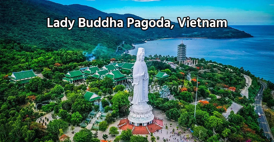 Lady Buddha statue in Da Nang, Vietnam